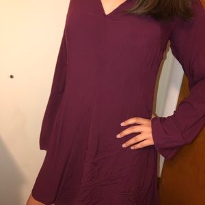 Beautiful plum dress with back details